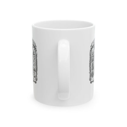 Savonarola Method to Holy Decluttering Ceramic Mug, (11oz, 15oz)