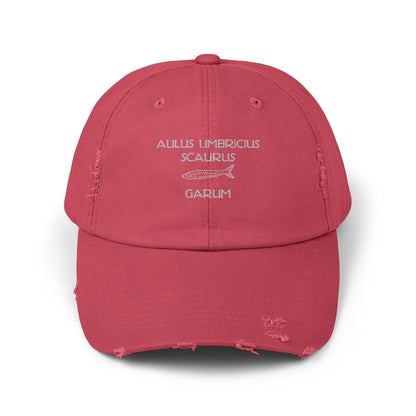 Garum Fish Sauce Unisex Distressed Cap