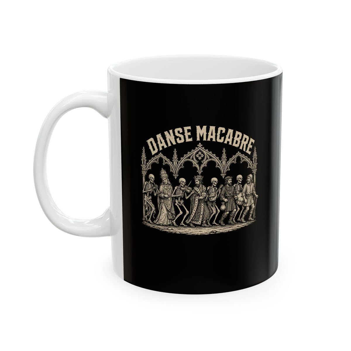 Danse Macabre Ceramic Mug, (11oz, 15oz)