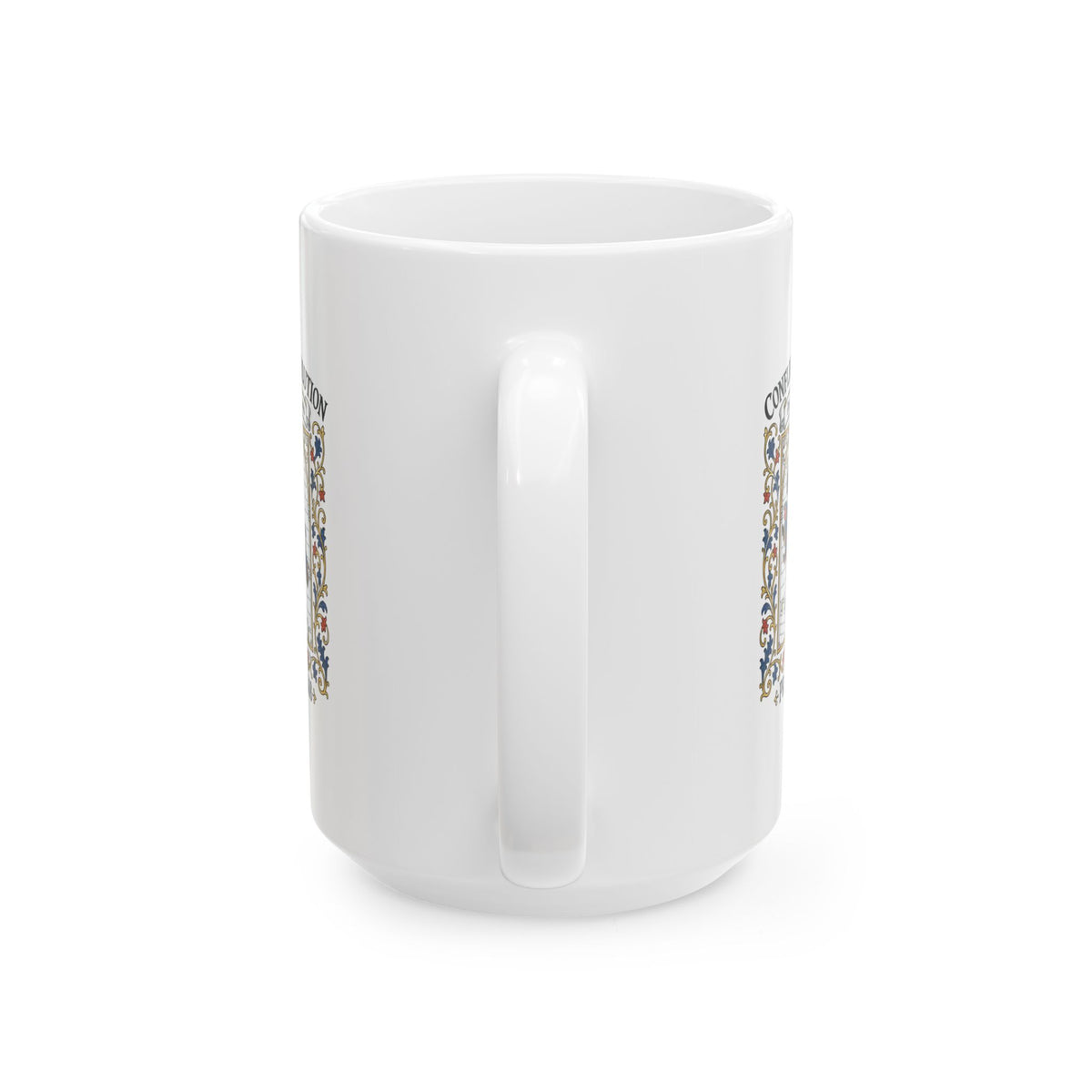 Prague Defenestration Manuscript Style Ceramic Mug, (11oz, 15oz)