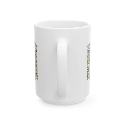 Prague Defenestration Manuscript Style Ceramic Mug, (11oz, 15oz)