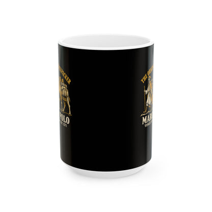 Marco Polo The Original Backpacker Ceramic Mug, (11oz, 15oz)