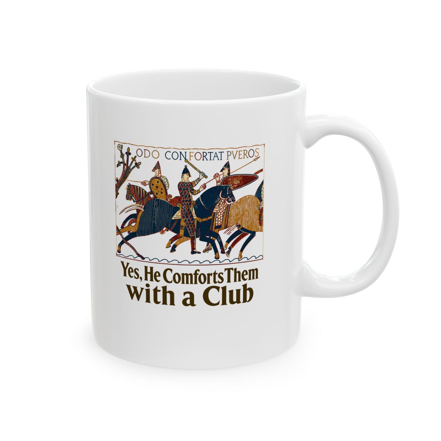 Odo Comforts Them With Club Tapestry Ceramic Mug, (11oz, 15oz)