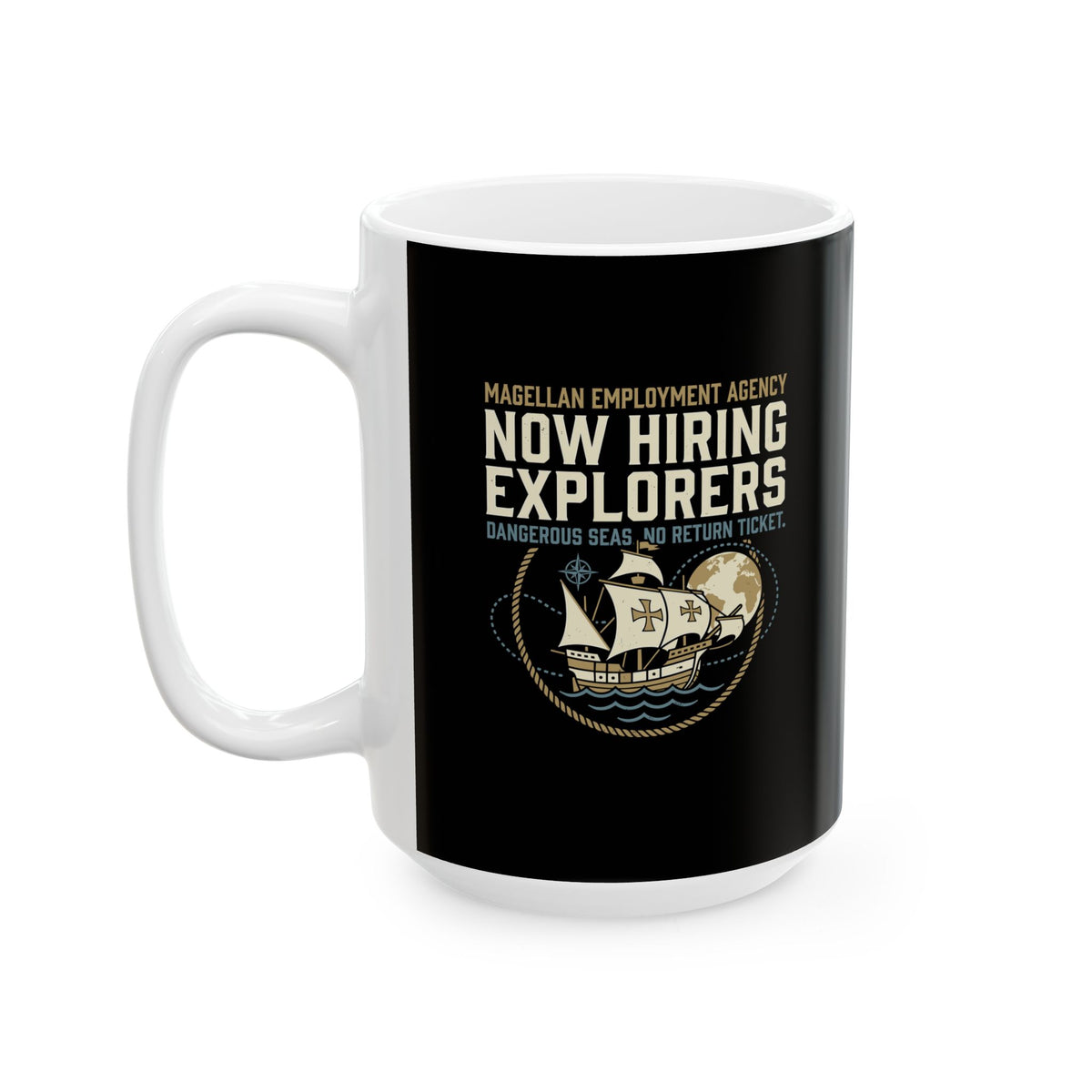 Magellan Emplyment Agency Ceramic Mug, (11oz, 15oz)