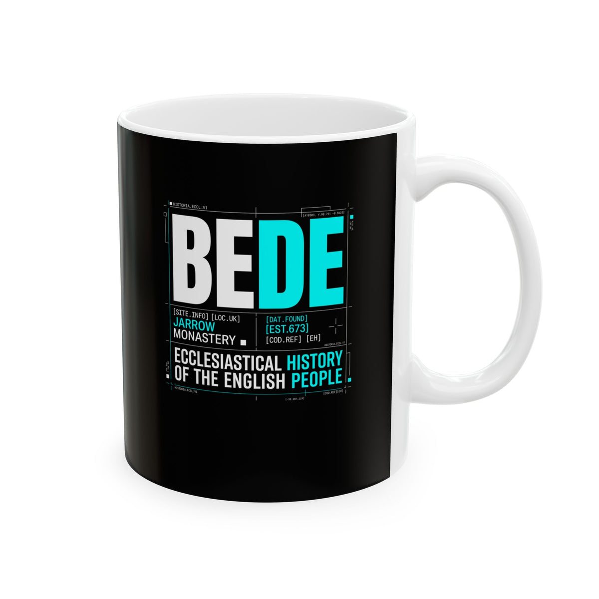 Venerable Bede History of the English People Ceramic Mug, (11oz, 15oz)