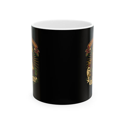 Bacchus is Homeboy In Vino Veritas Ceramic Mug, (11oz, 15oz)