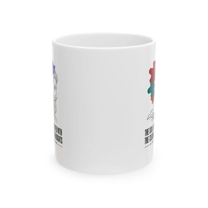 Soul Becomes Dyed Aurelius Quote Ceramic Mug, (11oz, 15oz)