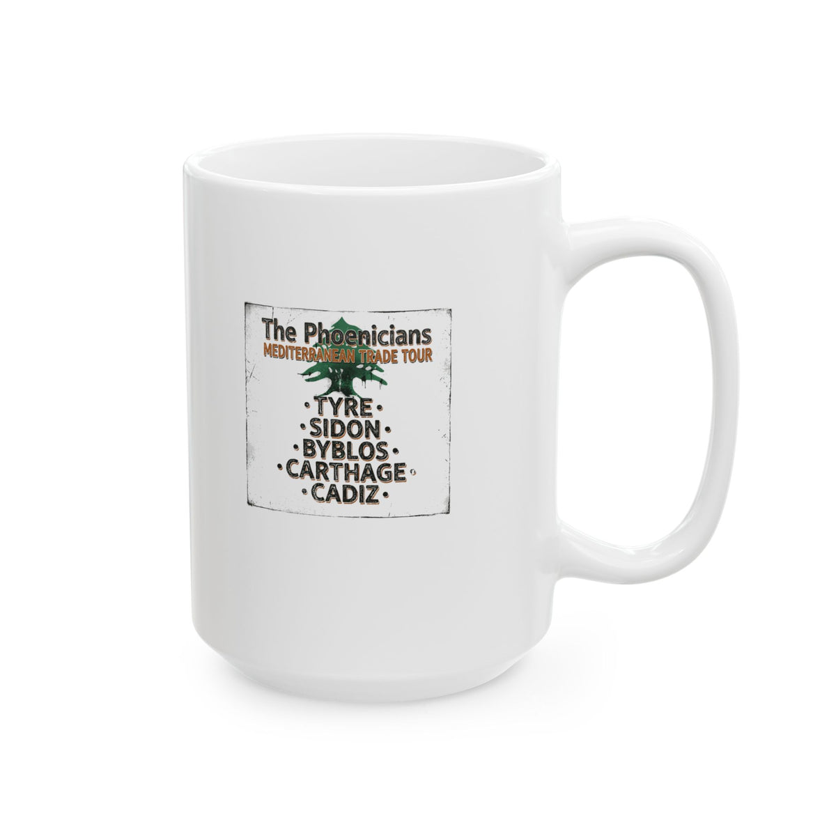 Pheonicians Mediterranean Trade Tour Ceramic Mug, (11oz, 15oz)