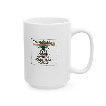 Pheonicians Mediterranean Trade Tour Ceramic Mug, (11oz, 15oz)