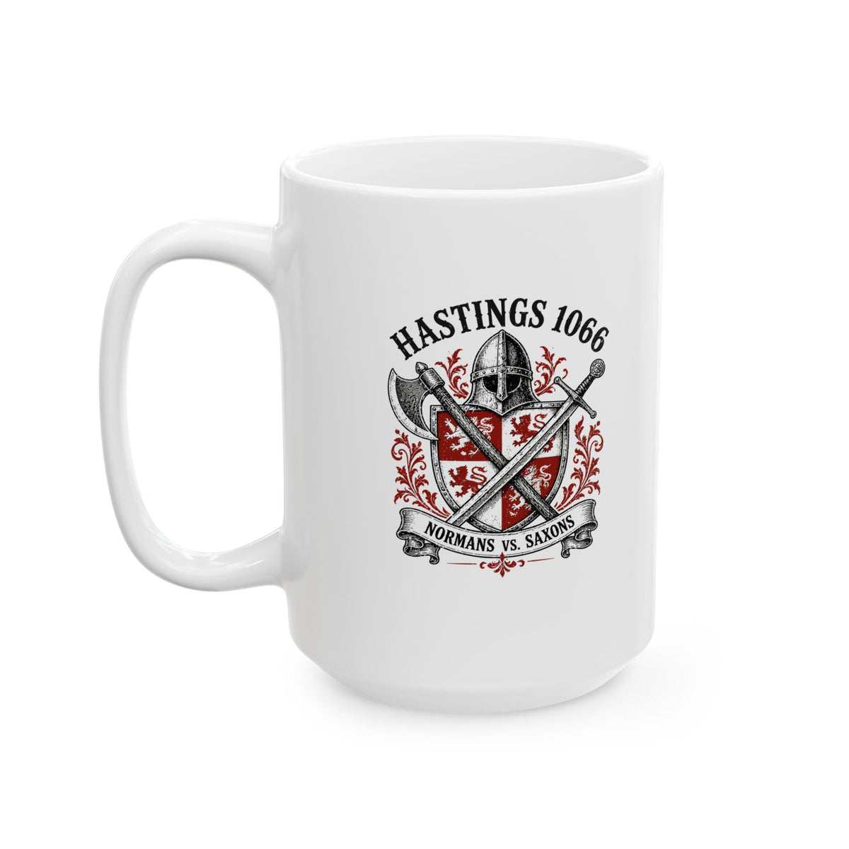 Battle of Hastings — Normans vs Saxons Ceramic Mug, (11oz, 15oz)