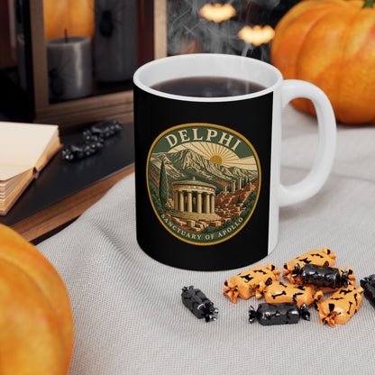 Delphi Sanctuary of Apollo Patch Ceramic Mug, (11oz, 15oz)