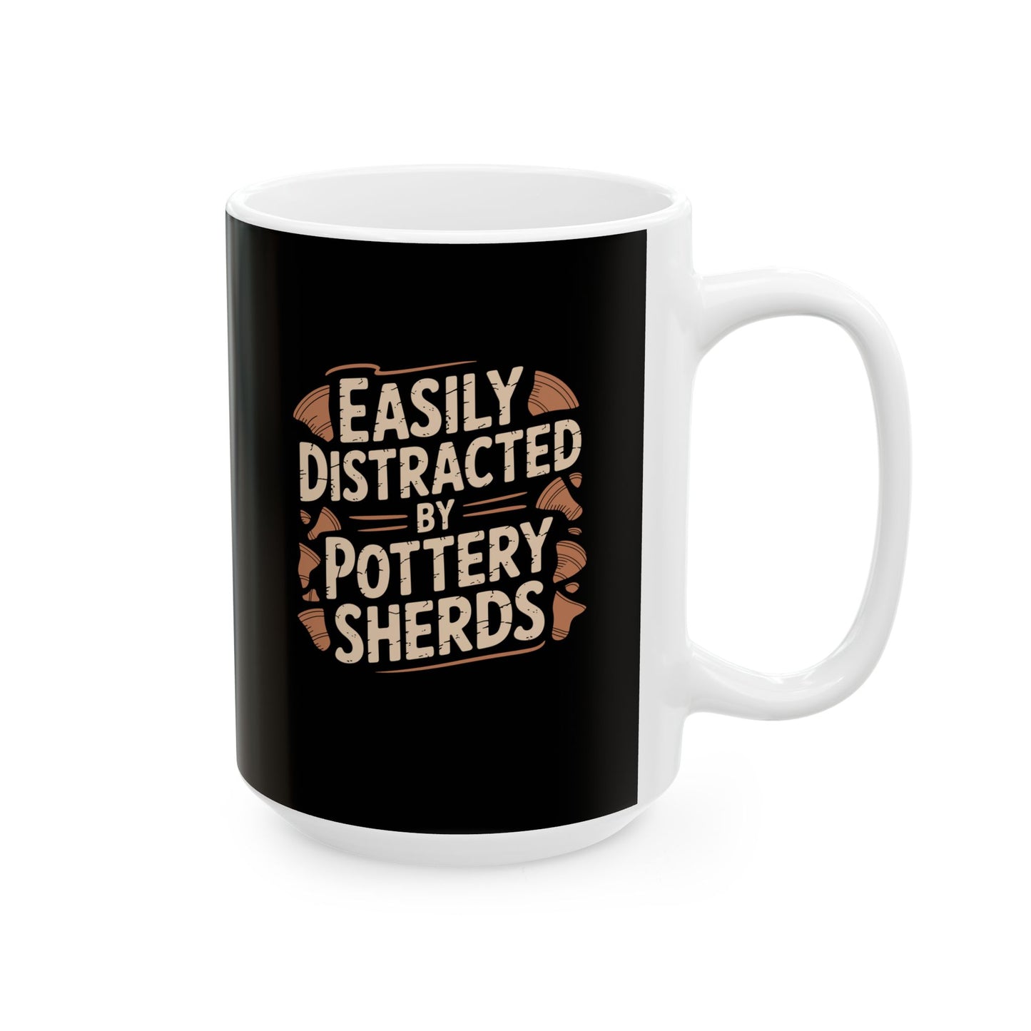 Pottery Sherds Ceramic Mug, (11oz, 15oz)