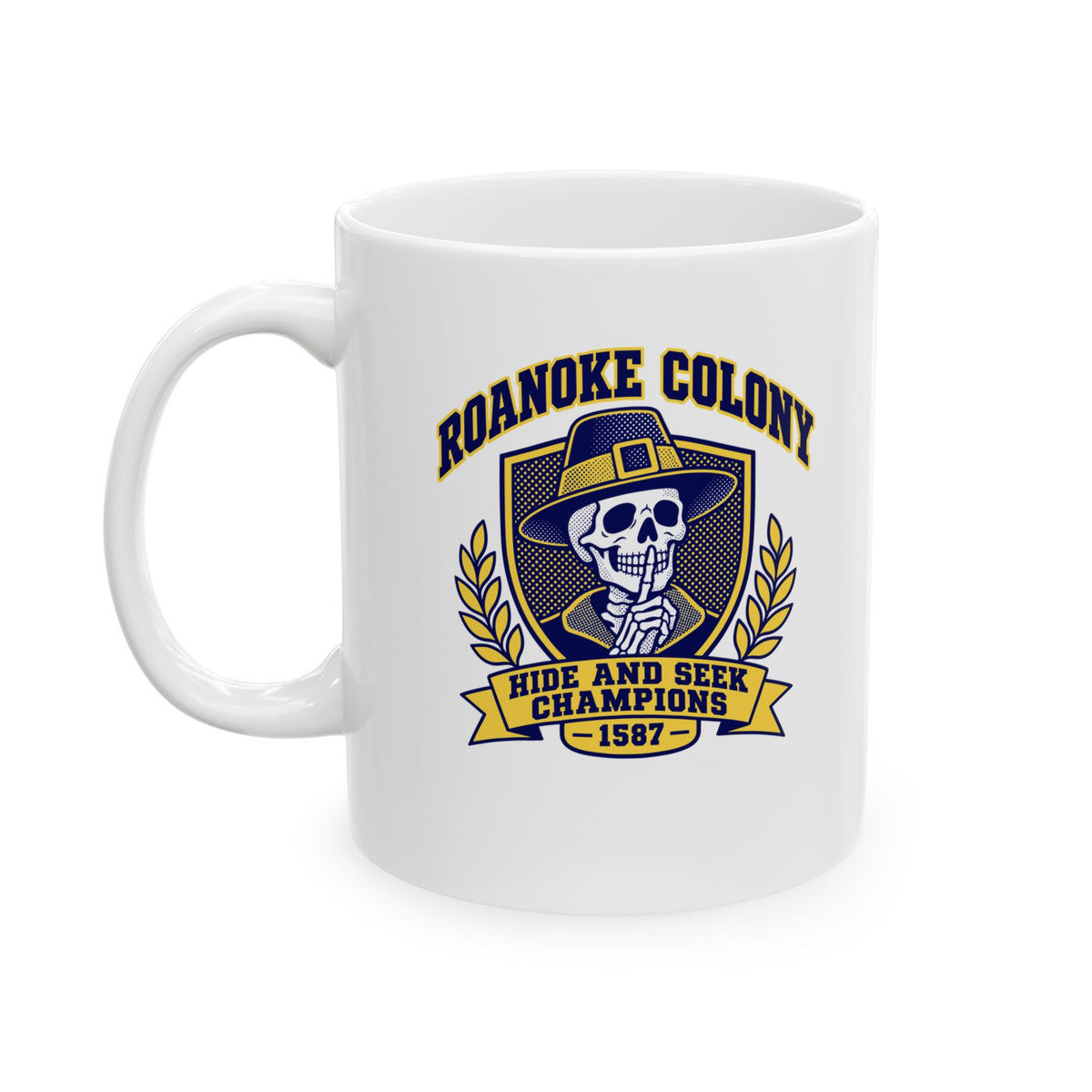 Roanoke Hide and Seek Champions Ceramic Mug, (11oz, 15oz)