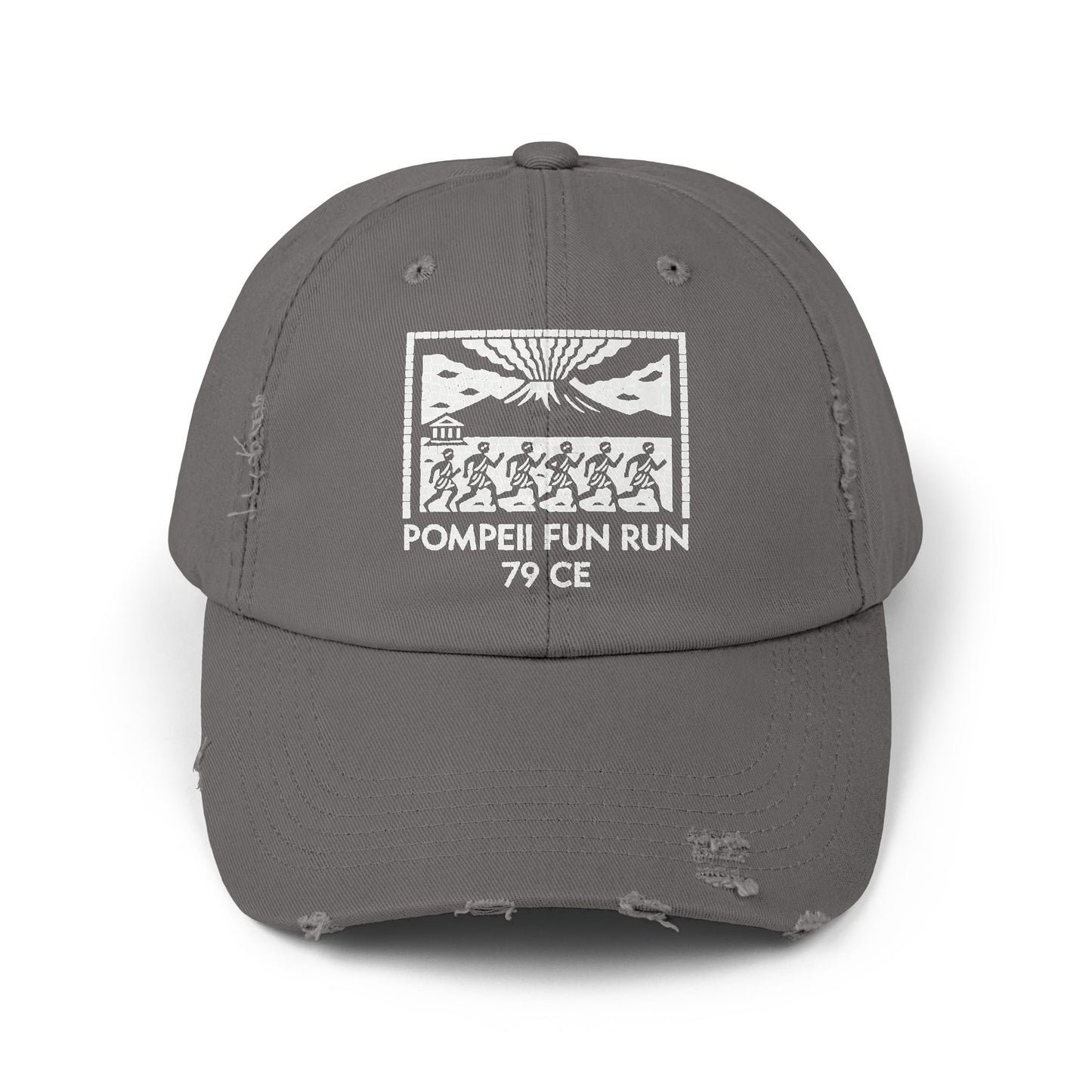 Pompeii Fun Run Mosaic Unisex Distressed Cap