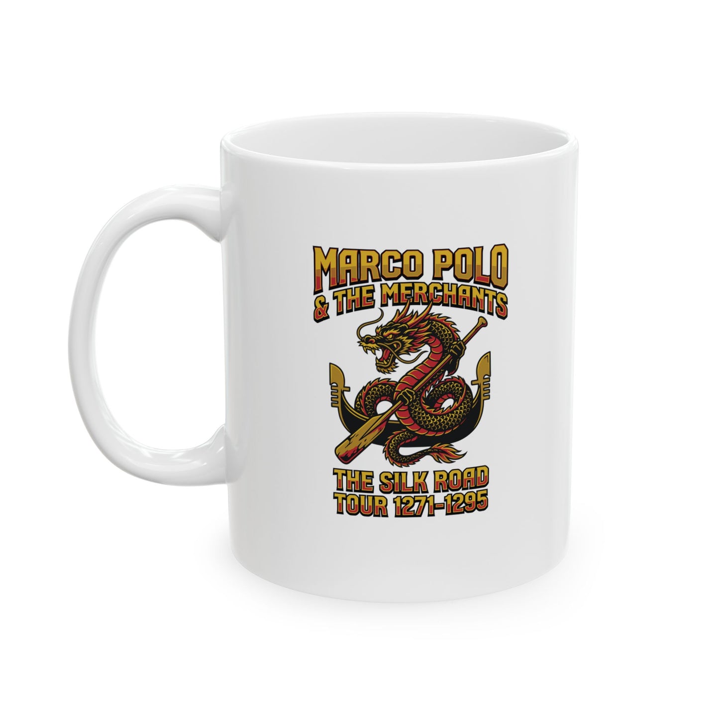 Marco Polo Silk Road Tour Ceramic Mug, (11oz, 15oz)