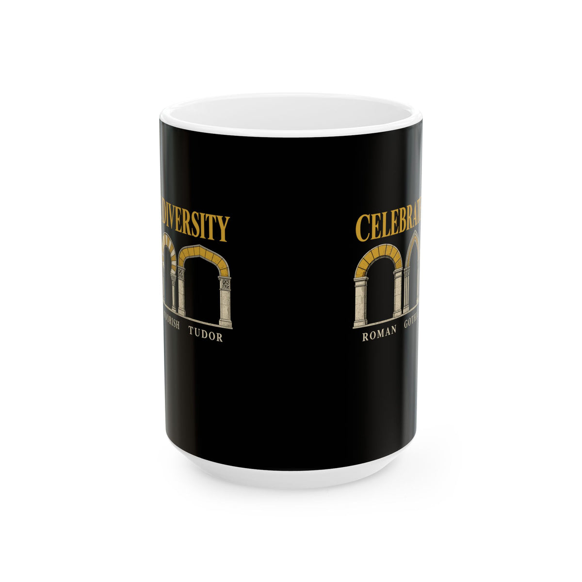Celebrate Diversity Arches Ceramic Mug, (11oz, 15oz)