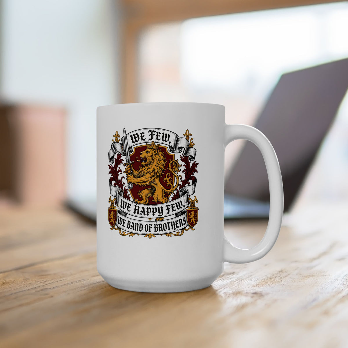 Band Of Brothers Quote Ceramic Mug, (11oz, 15oz)
