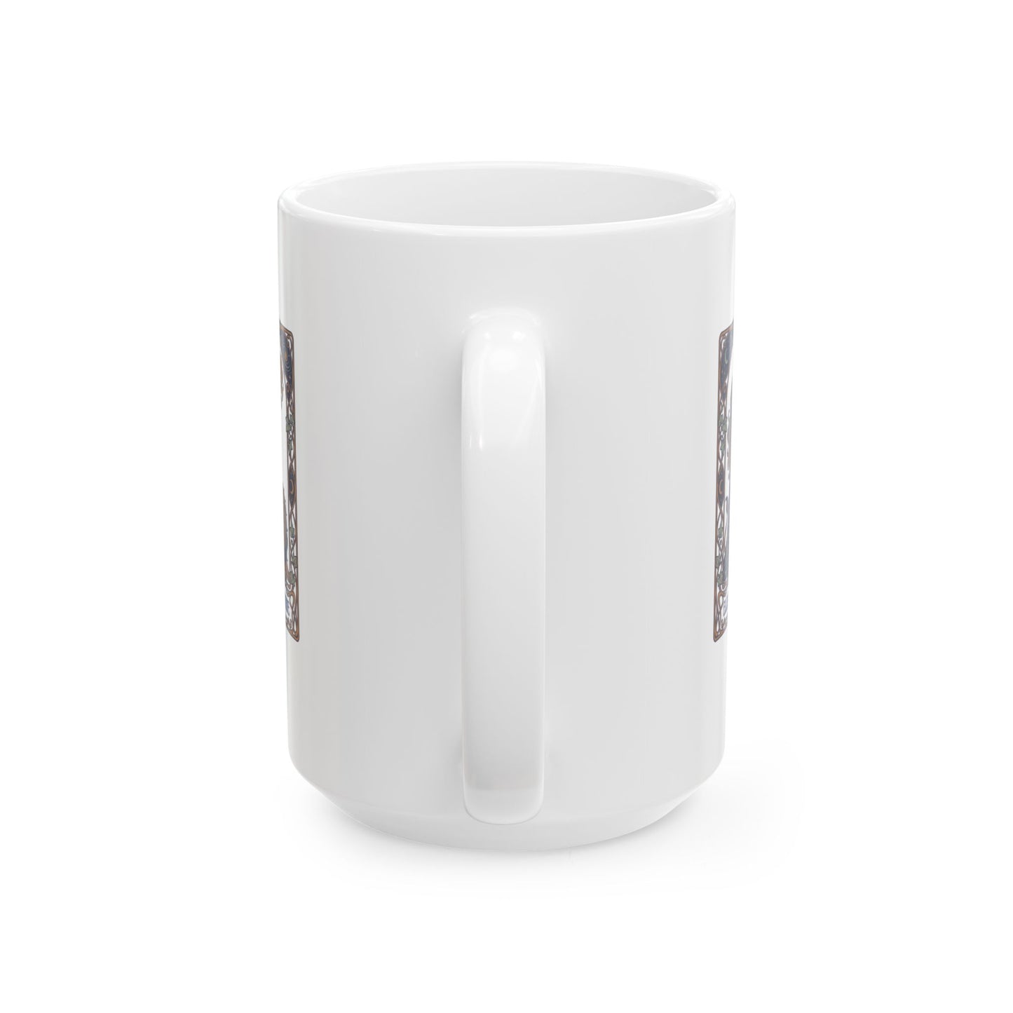 Eleanor of Aquitaine Art Nouveau Ceramic Mug, (11oz, 15oz)
