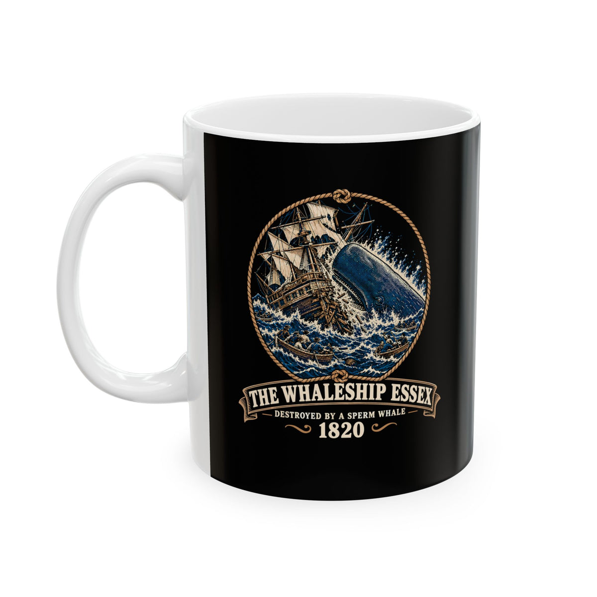 The Whaleship Essex 1820 Ceramic Mug, (11oz, 15oz)