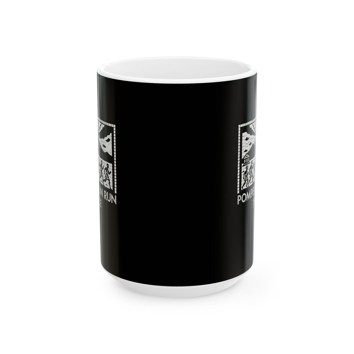 Pompeii Fun Run Mosaic Ceramic Mug, (11oz, 15oz)