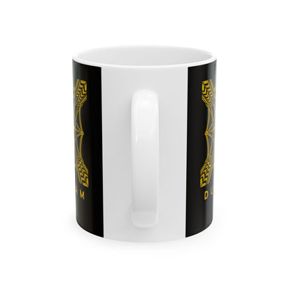 Durham Cathedral Vaulted Ceiling Ceramic Mug, (11oz, 15oz)