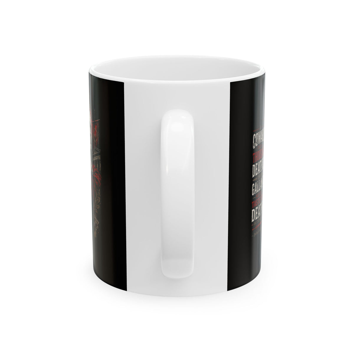Julius Caesar Coward Quote Ceramic Mug, (11oz, 15oz)