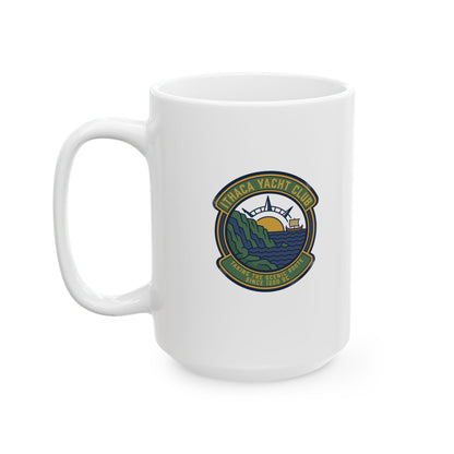 Odysseus Ithaca Yacht Club Ceramic Mug, (11oz, 15oz)