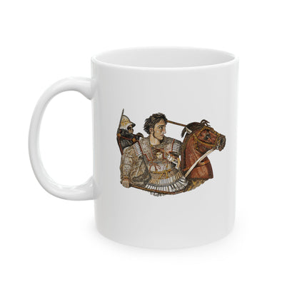 Alexander the Great Pompeii Mosaic Ceramic Mug, (11oz, 15oz)
