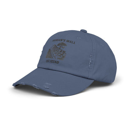 Hadrian's Wall Unisex Distressed Cap