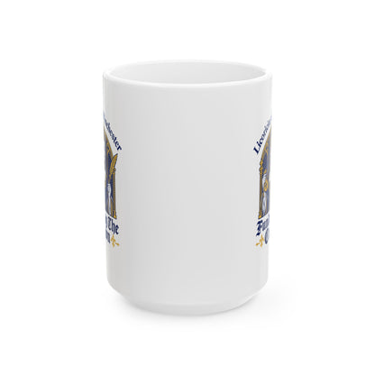 Licoricia of Winchester Funding the Crown Ceramic Mug, (11oz, 15oz)