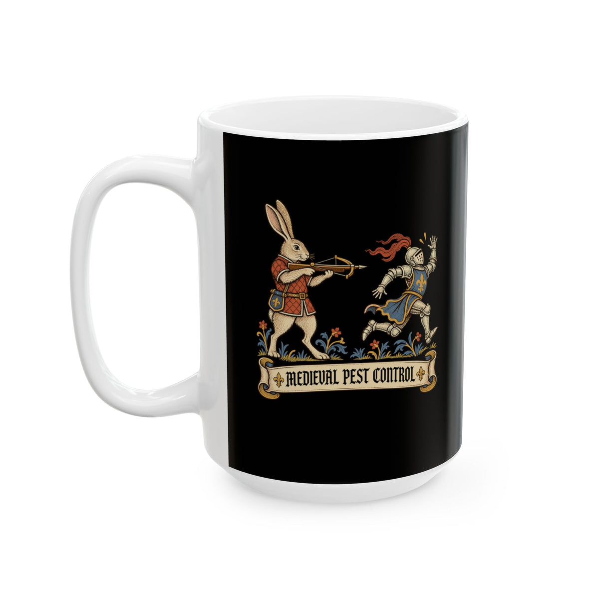 Medieval Pest Control Ceramic Mug, (11oz, 15oz)
