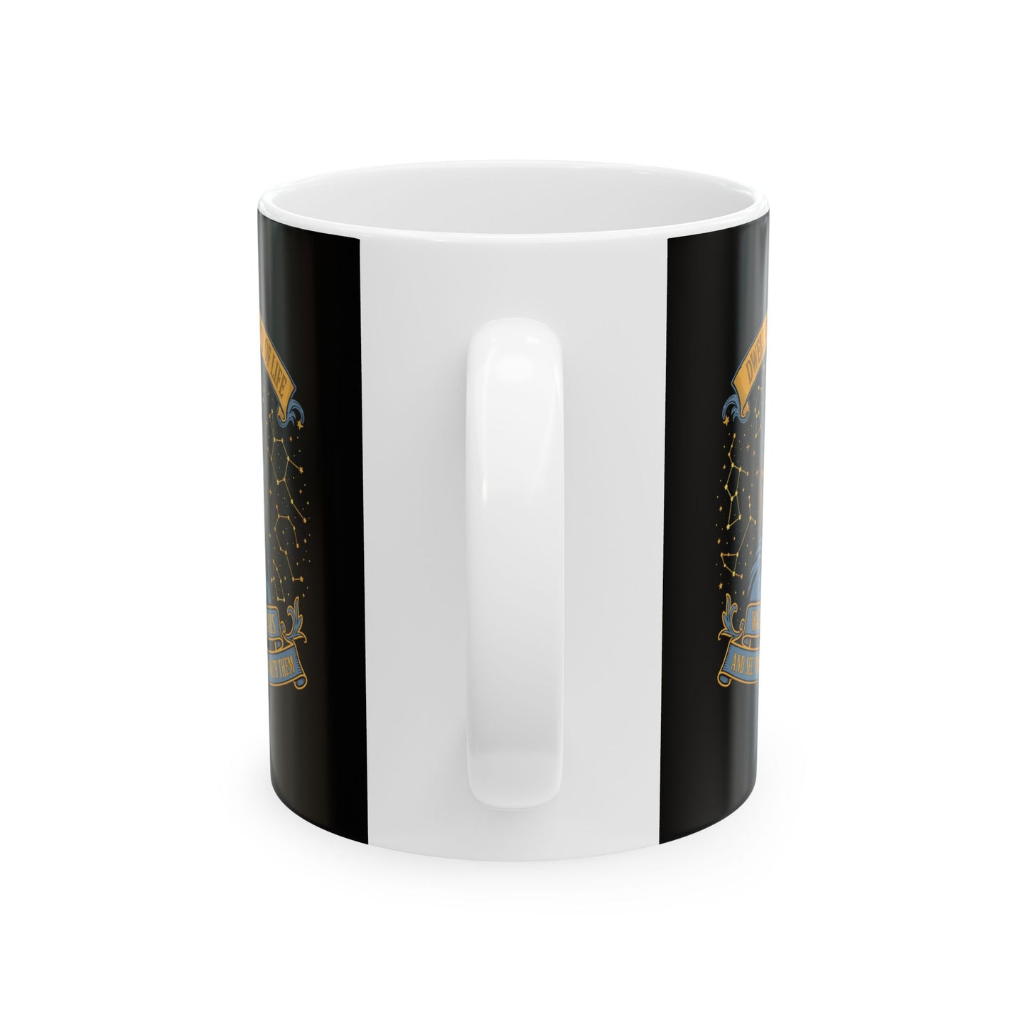 Aurelius Quote Running with the Stars Ceramic Mug, (11oz, 15oz)