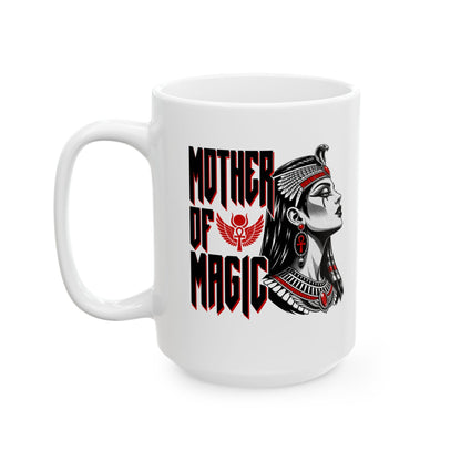 Mother of Magic Isis Ceramic Mug, (11oz, 15oz)
