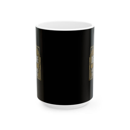 Hildegard of Bingen Quote Dare to Declare Who You Are Ceramic Mug, (11oz, 15oz)