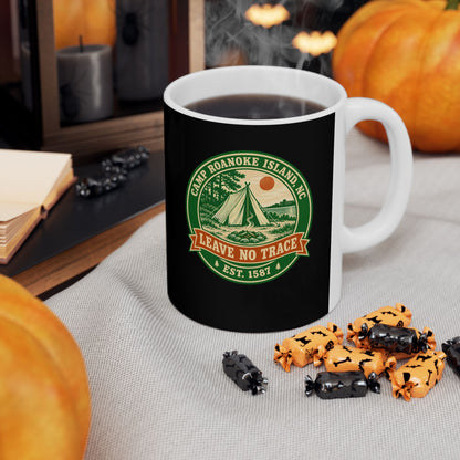 Camp Roanoke Leave No Trace Ceramic Mug, (11oz, 15oz)