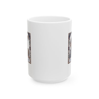 Eleanor of Aquitaine Art Nouveau Ceramic Mug, (11oz, 15oz)