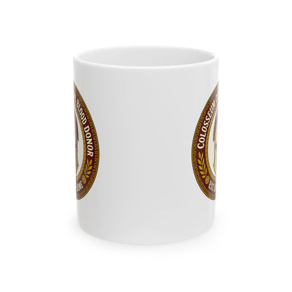 Colosseum Official Blood Donor Ceramic Mug, (11oz, 15oz)