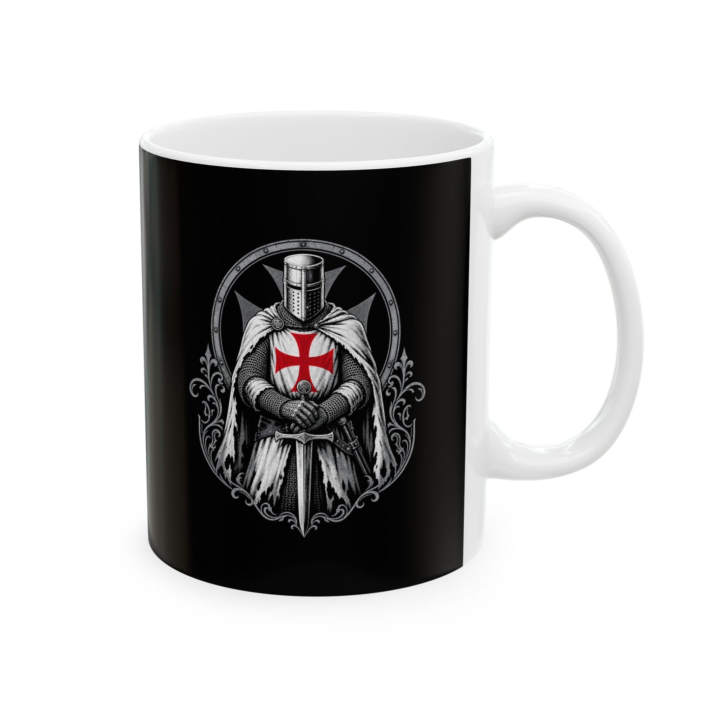 Knight Templar Ceramic Mug, (11oz, 15oz)