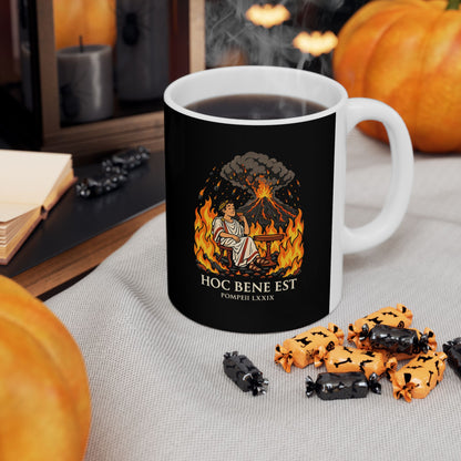 Hoc Bene Est Pompeii Ceramic Mug, (11oz, 15oz)