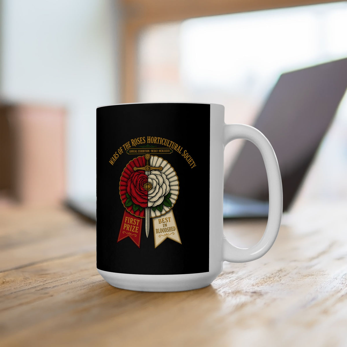 Wars of the Roses Horticultural Society Ceramic Mug, (11oz, 15oz)
