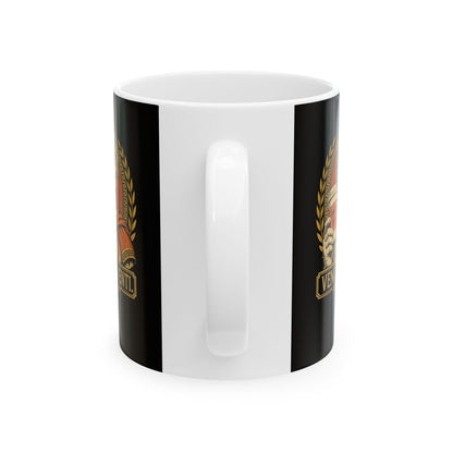 Caesar Venti Pumpkin Spice Ceramic Mug, (11oz, 15oz)