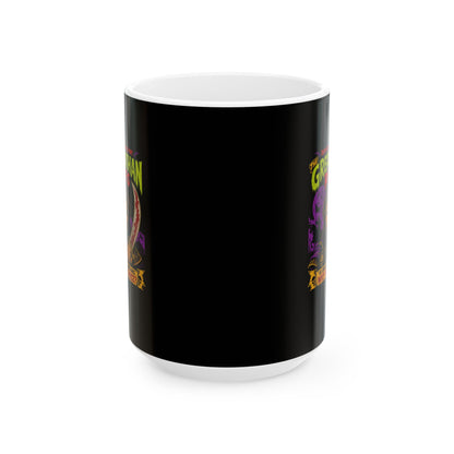 Psychobilly Genghis Khan Ceramic Mug, (11oz, 15oz)