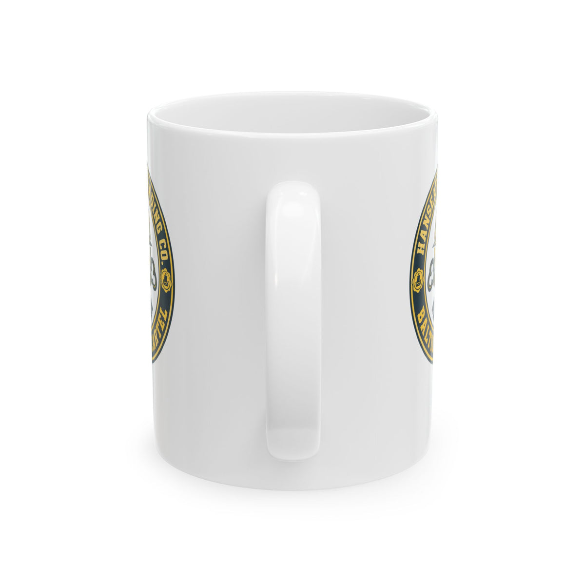 Hanseatic Trading Co Baltic Sea Cartel Ceramic Mug, (11oz, 15oz)