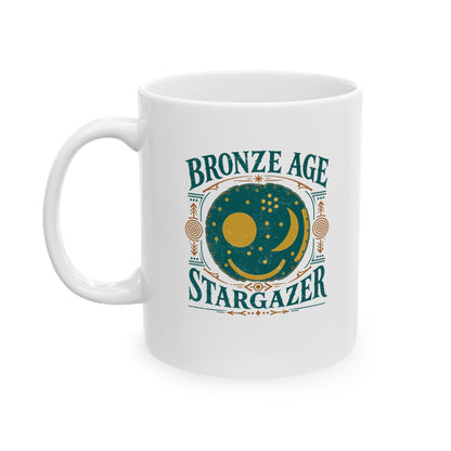 Nebra Disk Bronze Age Stargazer Ceramic Mug, (11oz, 15oz)