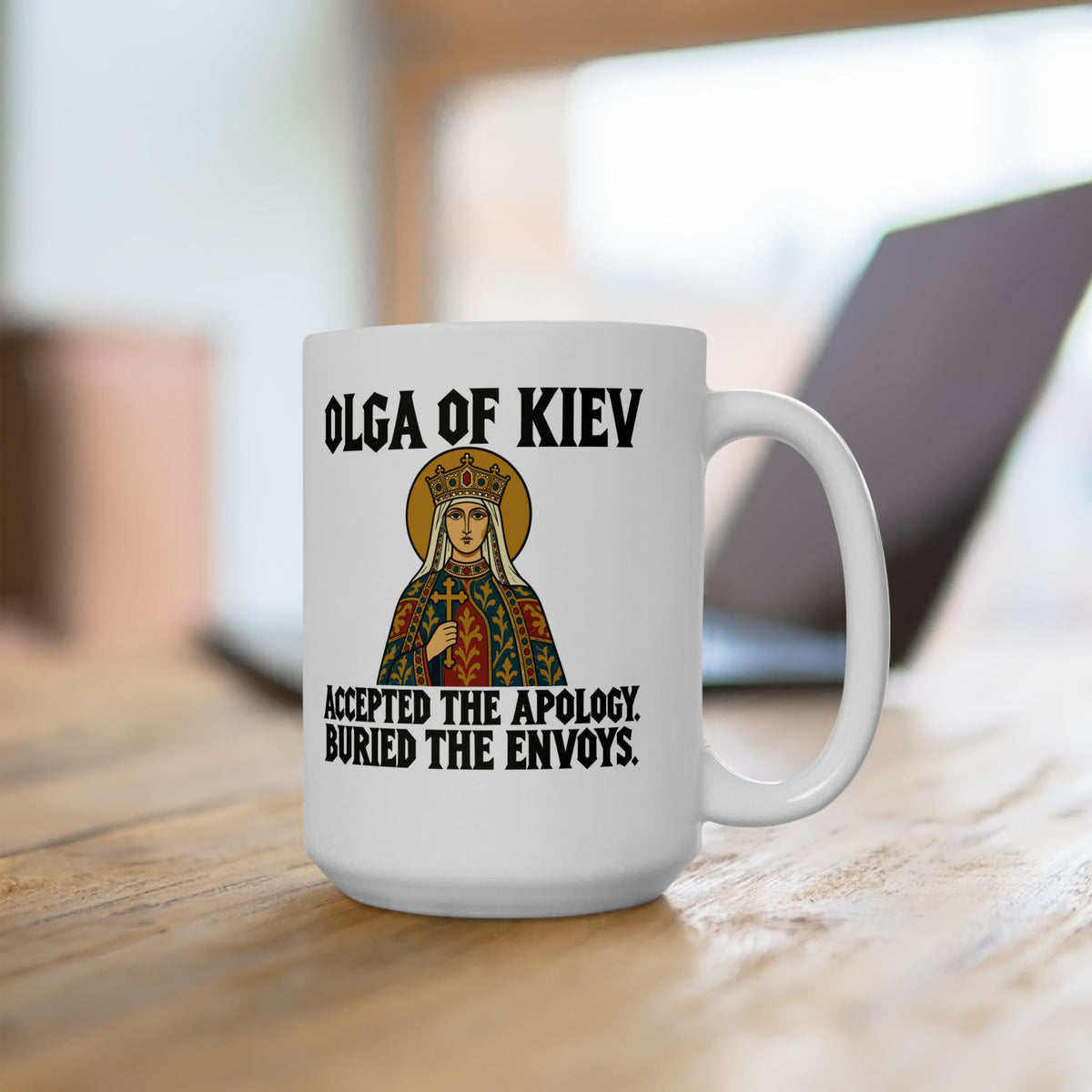 Olga of Kiev Buried the Envoys Ceramic Mug, (11oz, 15oz)