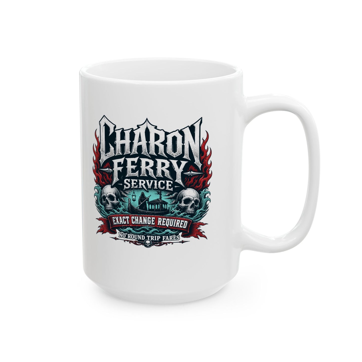 Charon Ferry Service Ceramic Mug, (11oz, 15oz)