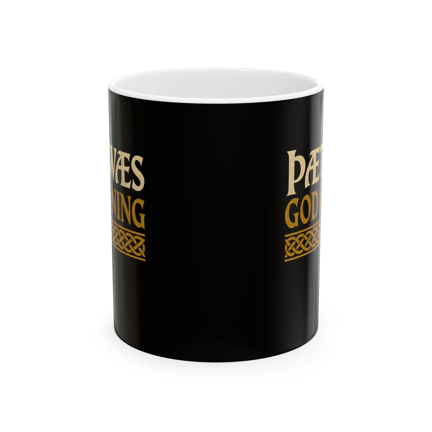 Thaet Waes God Cyning Beowulf Ceramic Mug, (11oz, 15oz)
