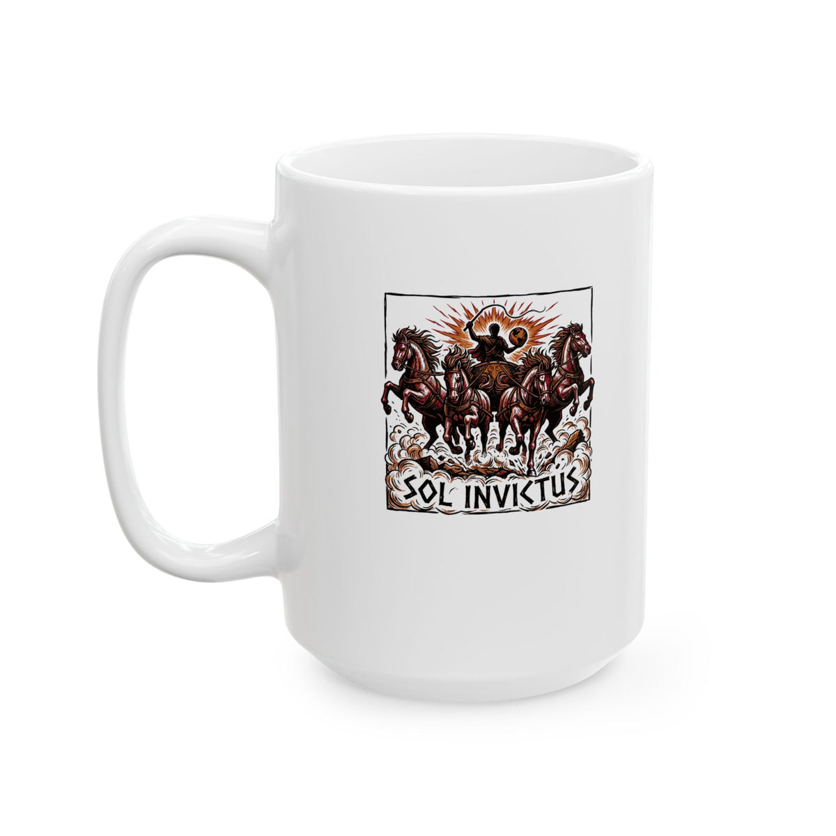 Sol Invictus Ceramic Mug, (11oz, 15oz)