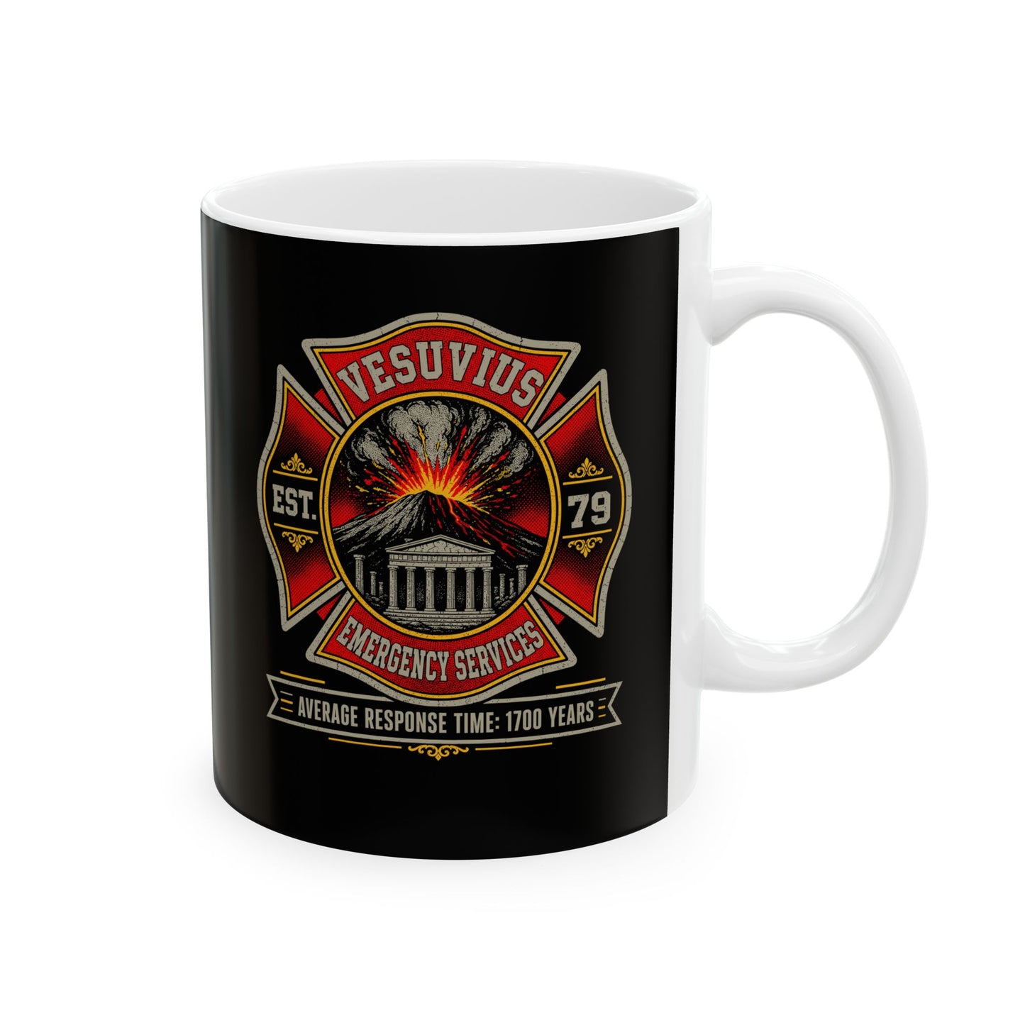 Vesuvius Emergency Services Ceramic Mug, (11oz, 15oz)