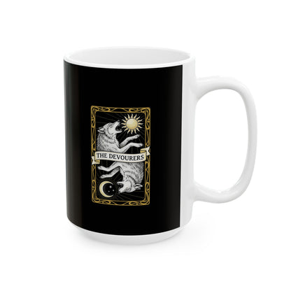 Sköll & Hati Tarot the Devourers Ceramic Mug, (11oz, 15oz)